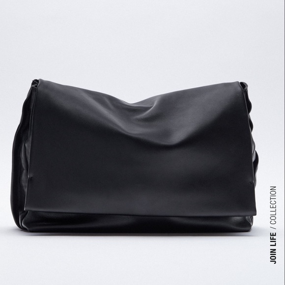 Zara Bags Zara Soft Leather City Bag Poshmark
